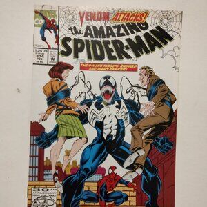 AMAZING SPIDERMAN # 374 VENOM ATTACKS THE PARKERS WRITTEN B DAVID MICHELINIE